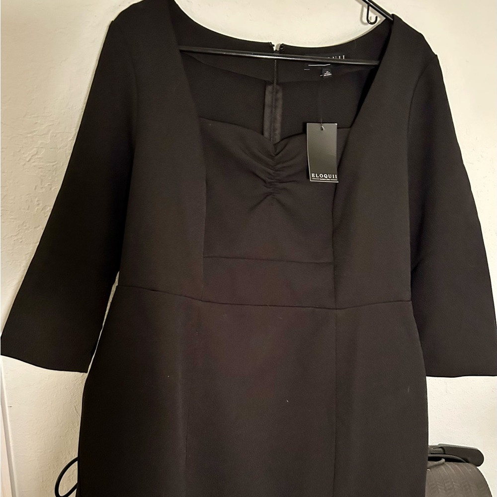 Eloquii Black Fitted Dress